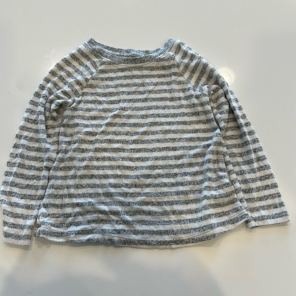 Grey & White long sleeve shirt
